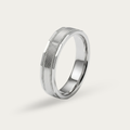 Men's Ring with Beaded Edge Detailing