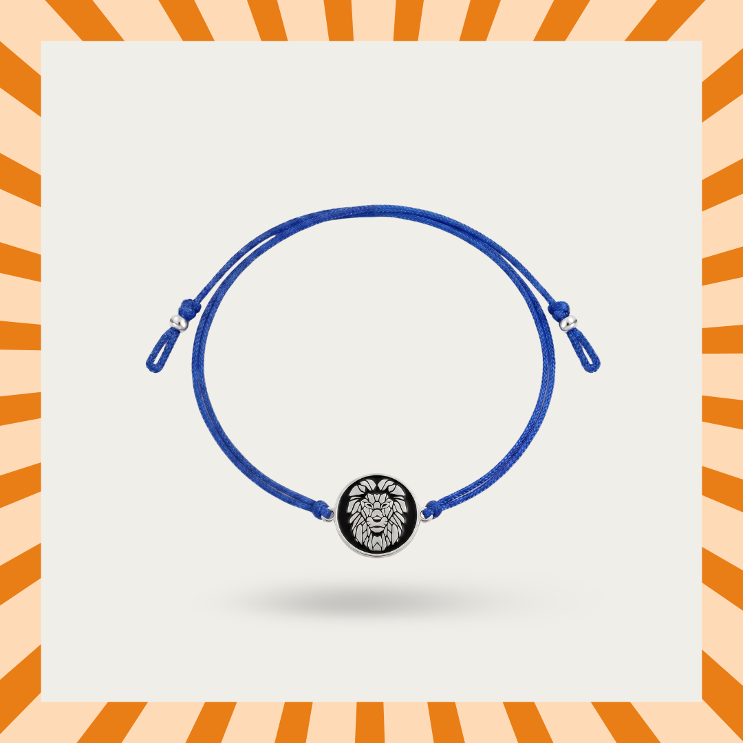 Blisse Allure Sterling Silver LION rakhi for brother