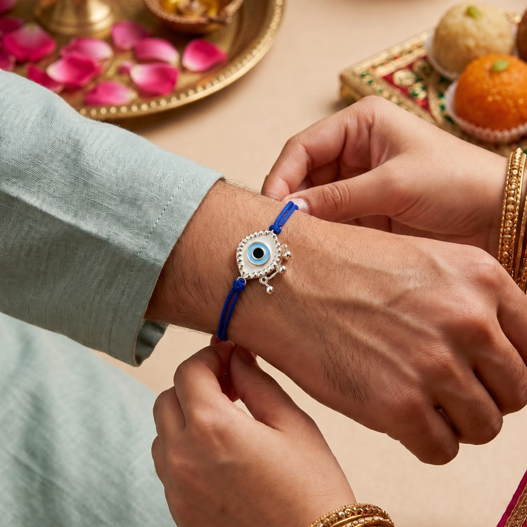 Blisse Allure Sterling Silver Nazar Rakhi
