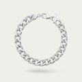 Marquise-Link Bracelet with CZ Detailing- Men