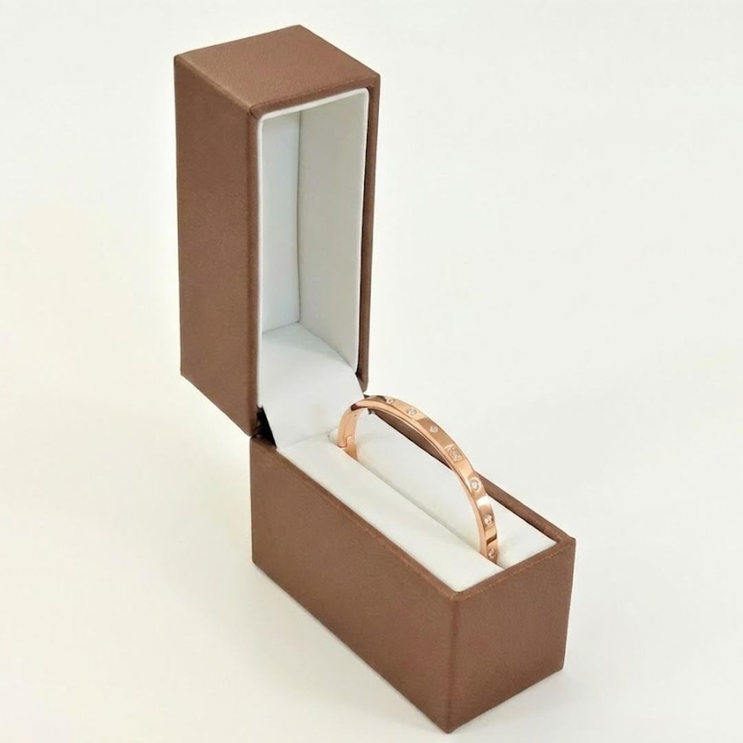 Blisse Allure Rose Gold Victorian Bangle