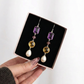 Blisse Allure Sterling Silver Multi stone Danglers for women