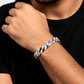 Cuban-Link Bracelet with CZ Stones - Men