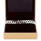 Cuban-Link Bracelet with CZ Stones - Men