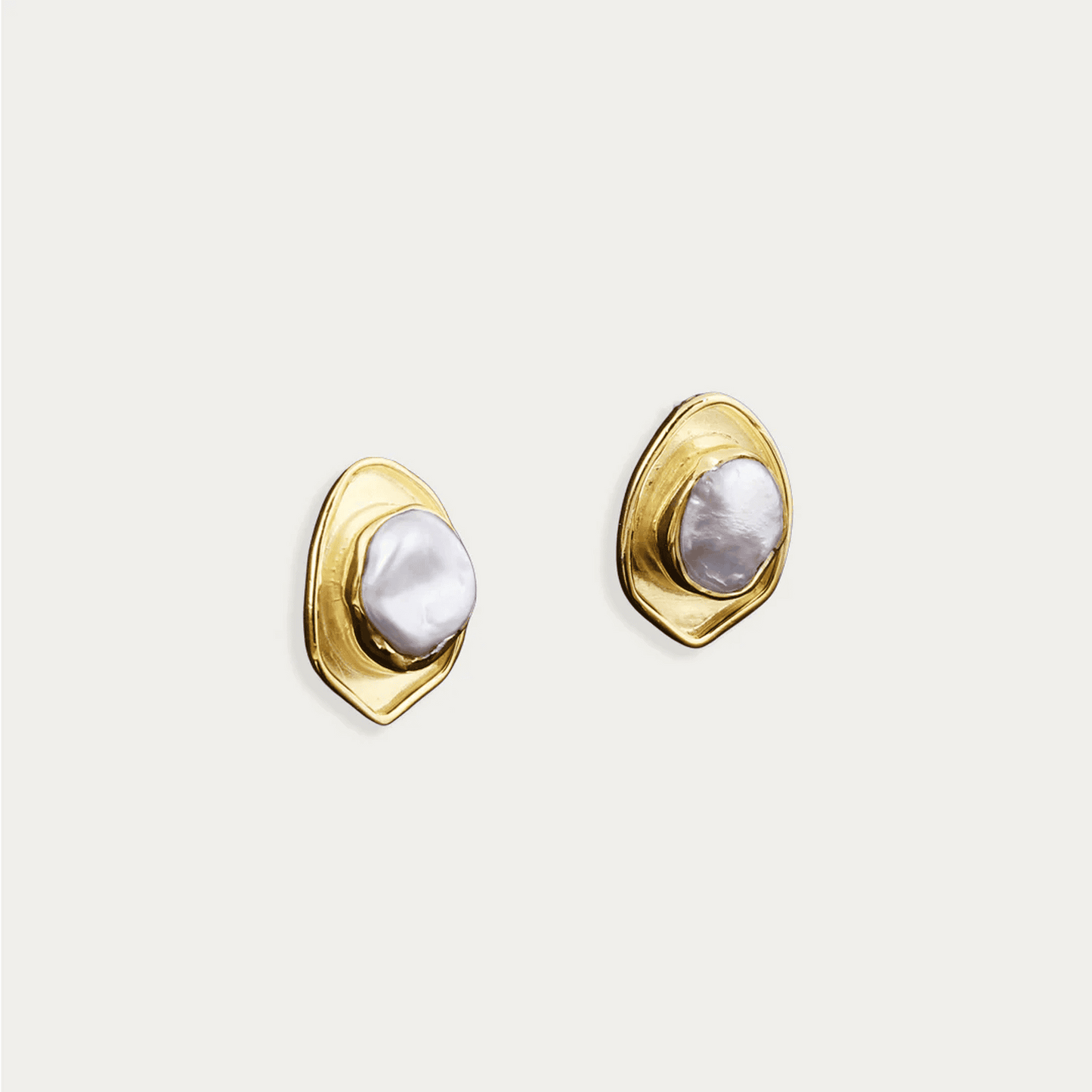 Baroque Pearl 925 Sterling Silver Earrings