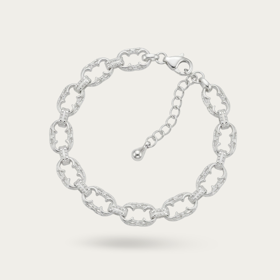 Textured link Bracelet for Men