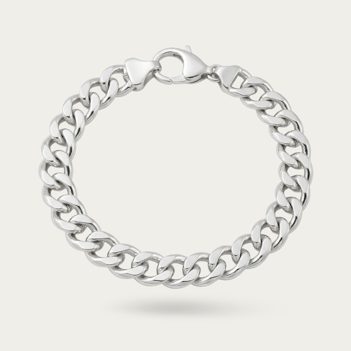 Curb chain bracelet for men