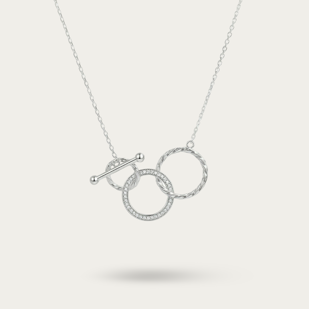 Entangled Circles Necklace