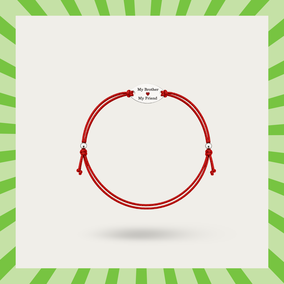 Blisse Allure - 925 Sterling silver My Brother My Friend Rakhi