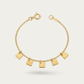 Gold Plated linked Bracelet
