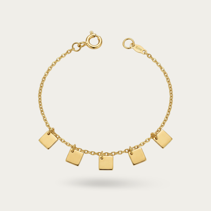 Gold Plated linked Bracelet