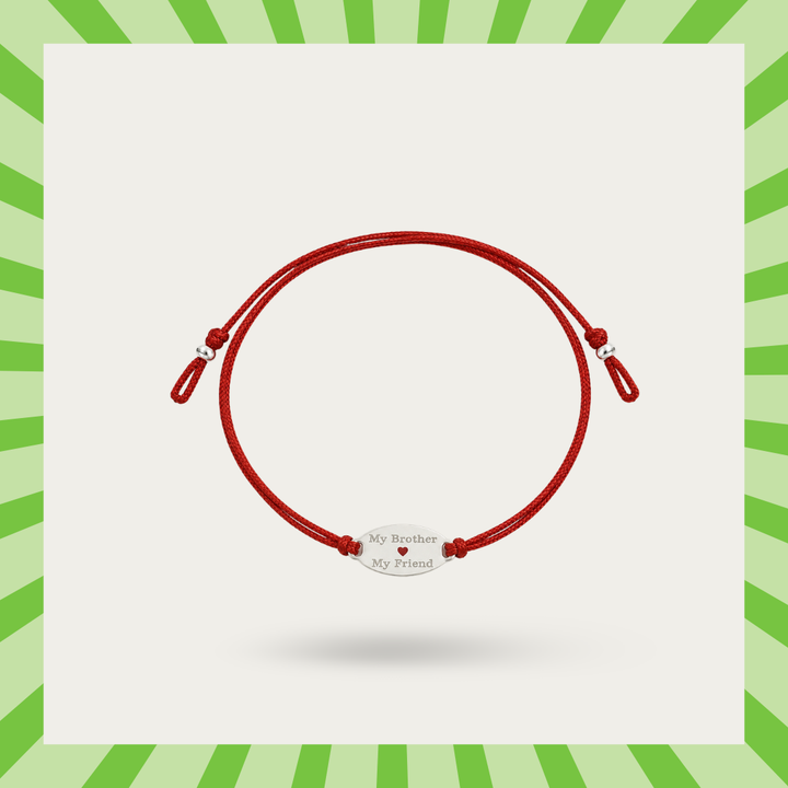 Blisse Allure - 925 Sterling silver My Brother My Friend Rakhi