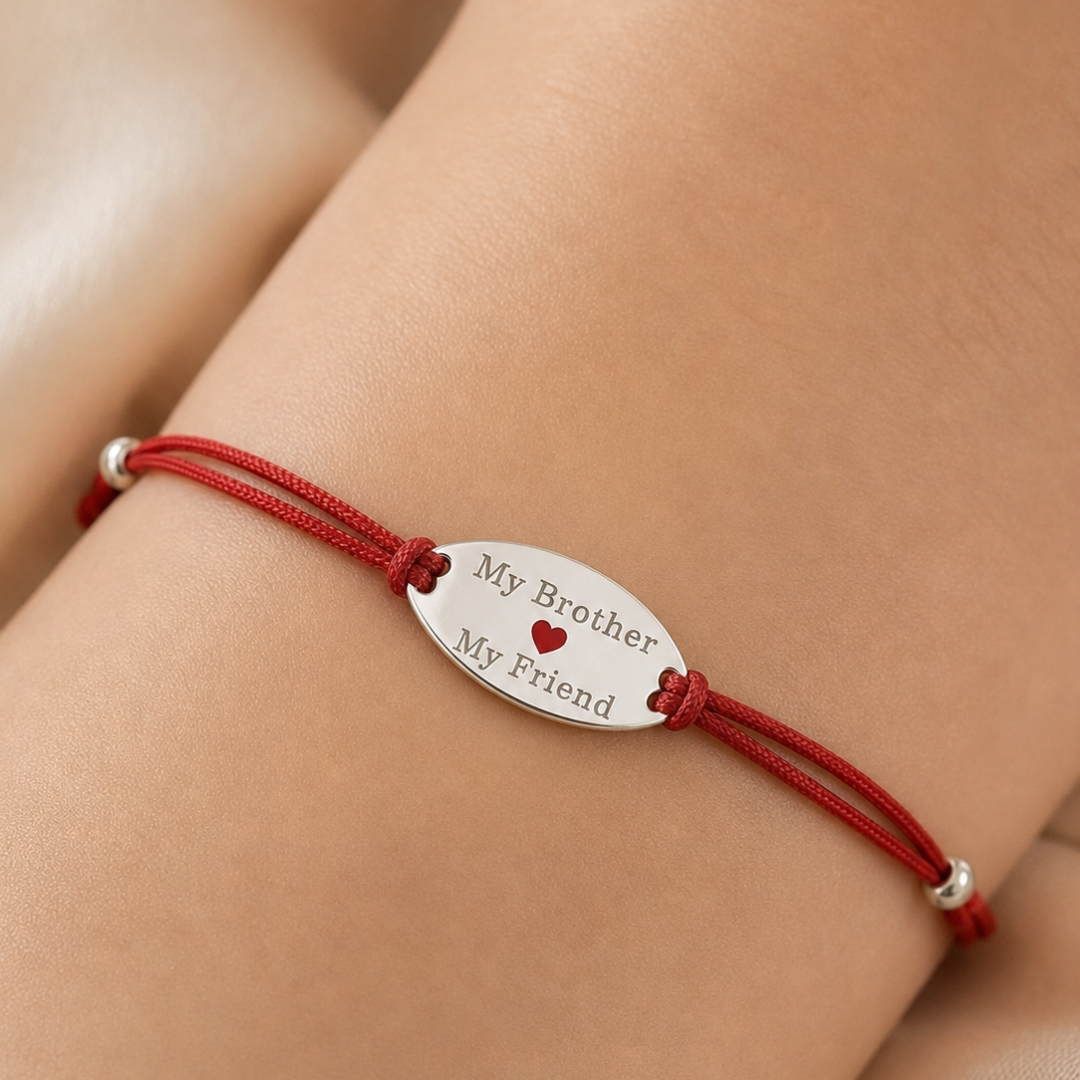 Blisse Allure - 925 Sterling silver My Brother My Friend Rakhi