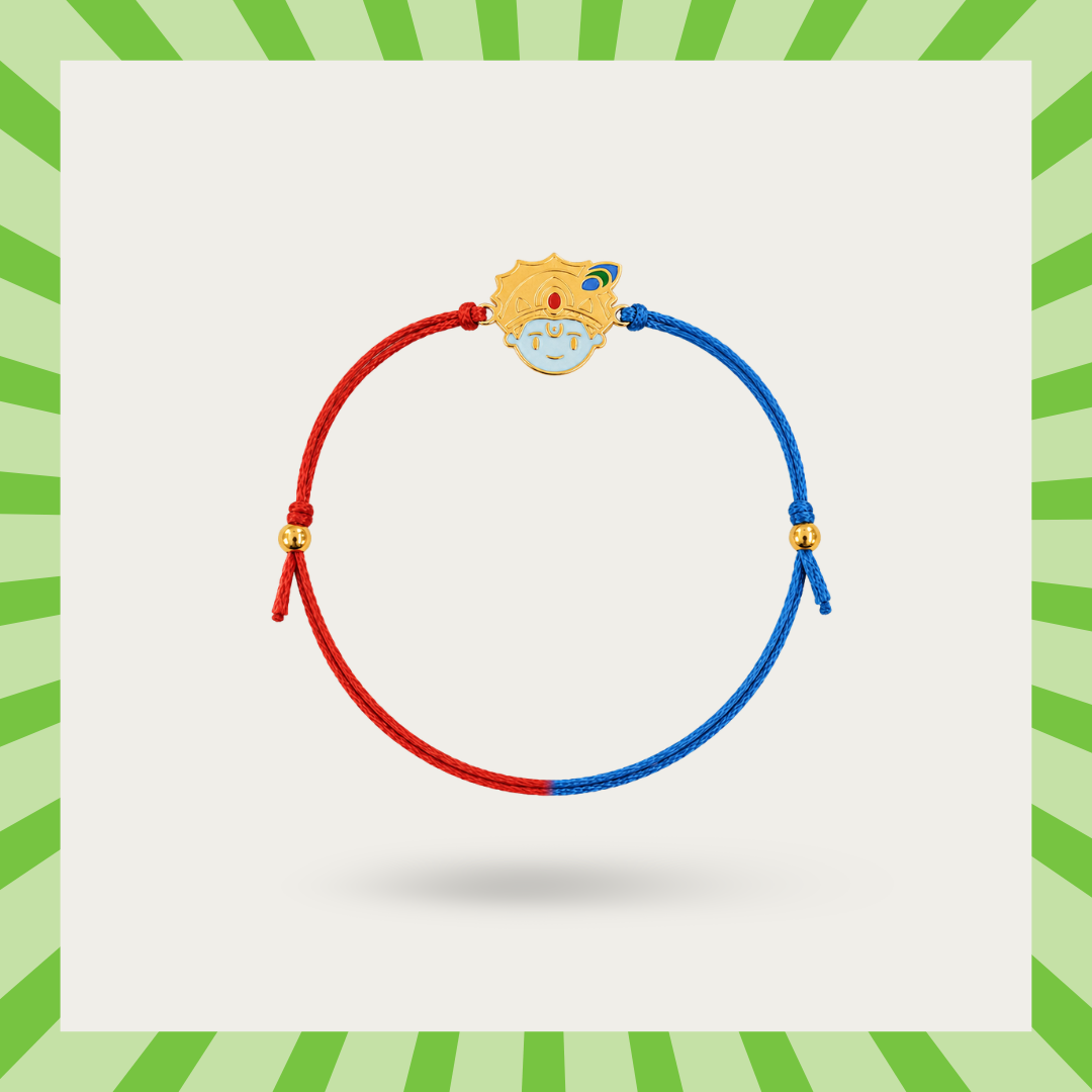 Blisse Allure Sterling Silver KRISHNA Rakhi for brother