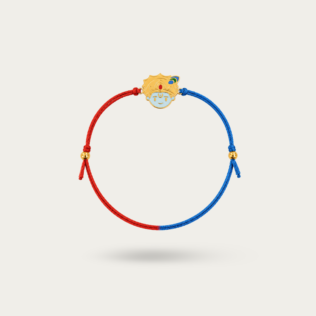 Blisse Allure Sterling Silver KRISHNA Rakhi for brother