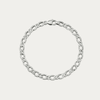 Rectangular links with lobster clasp men's bracelet - Blisseallure.in