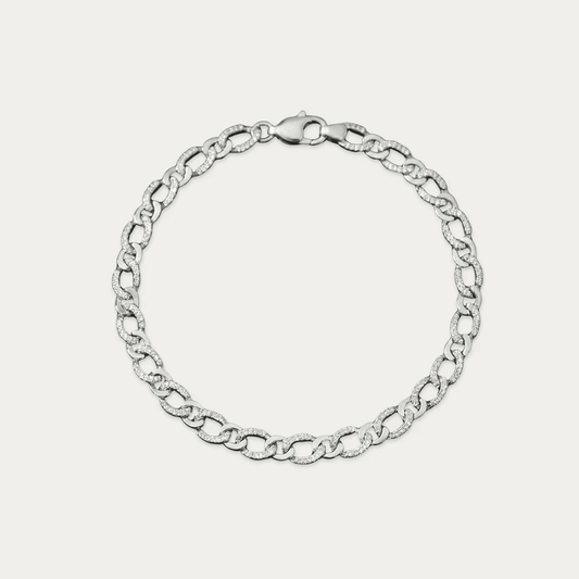 Rectangular links with lobster clasp men's bracelet - Blisseallure.in
