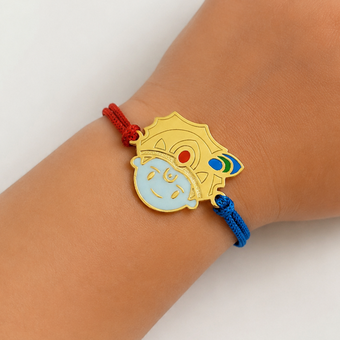 Blisse Allure Sterling Silver KRISHNA Rakhi for brother