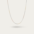 Triple Tone Flat Snake Chain Necklace for Women