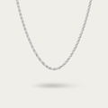 Diamond cut rope chain for Men and Women