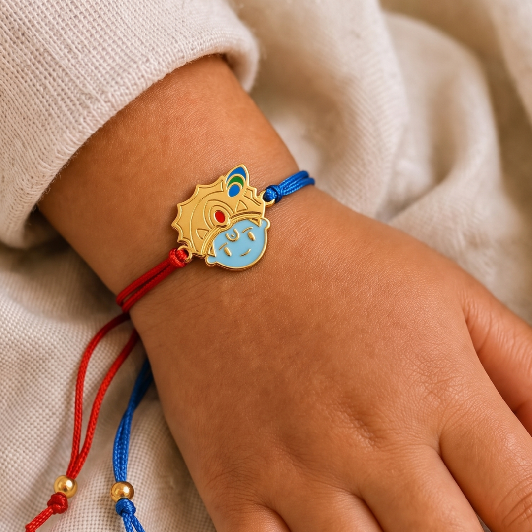 Blisse Allure Sterling Silver KRISHNA Rakhi for brother
