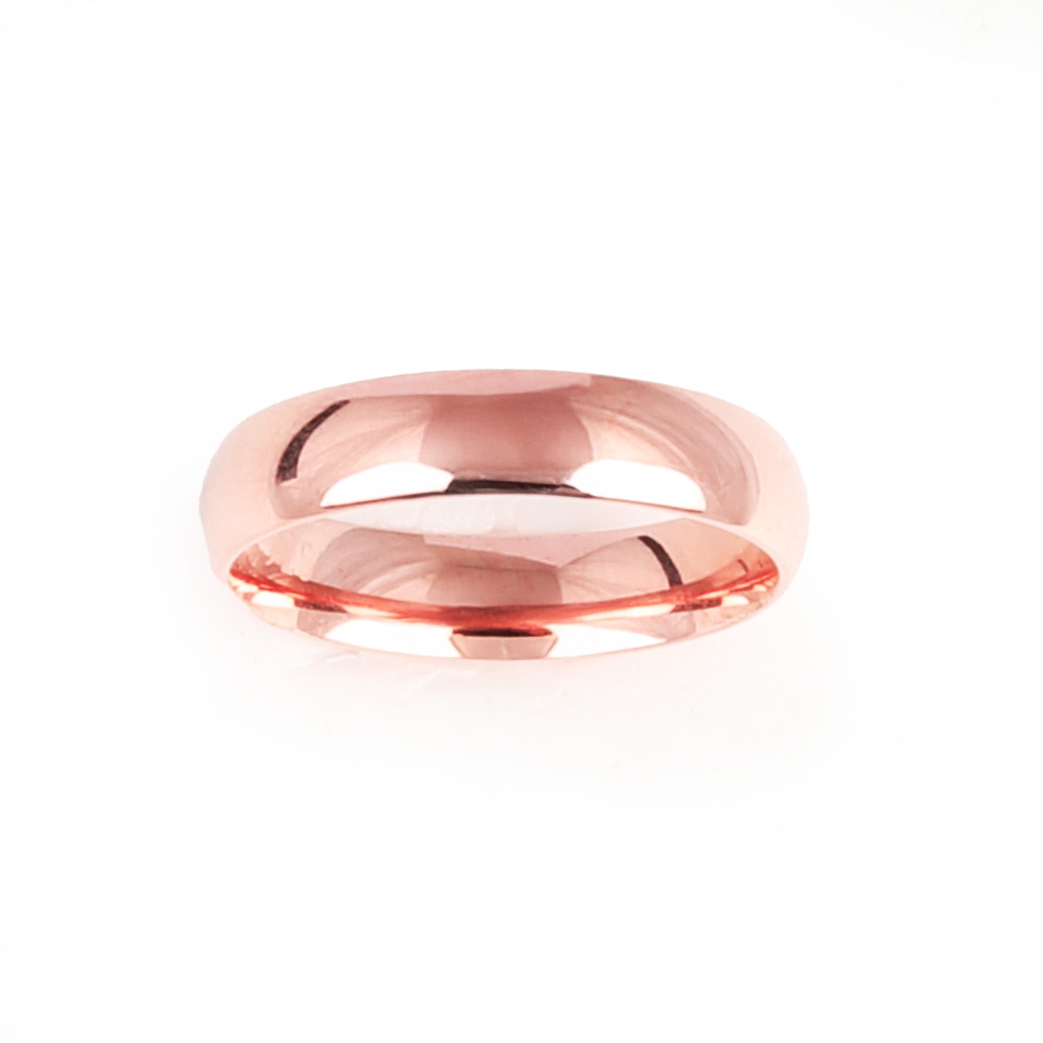Blisse Allure 925 Sterling Silver Classic Band with Rose gold Finish For Men