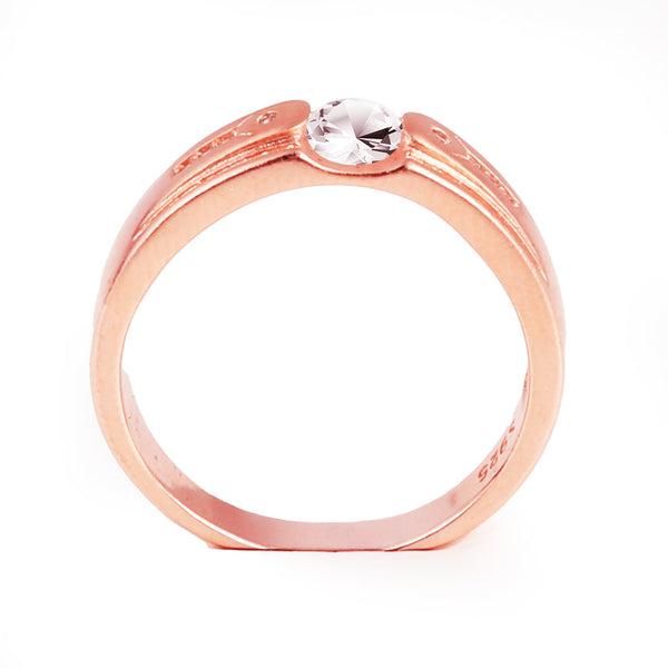 Blisse allure 925 Sterling silver Rose gold ring For Men
