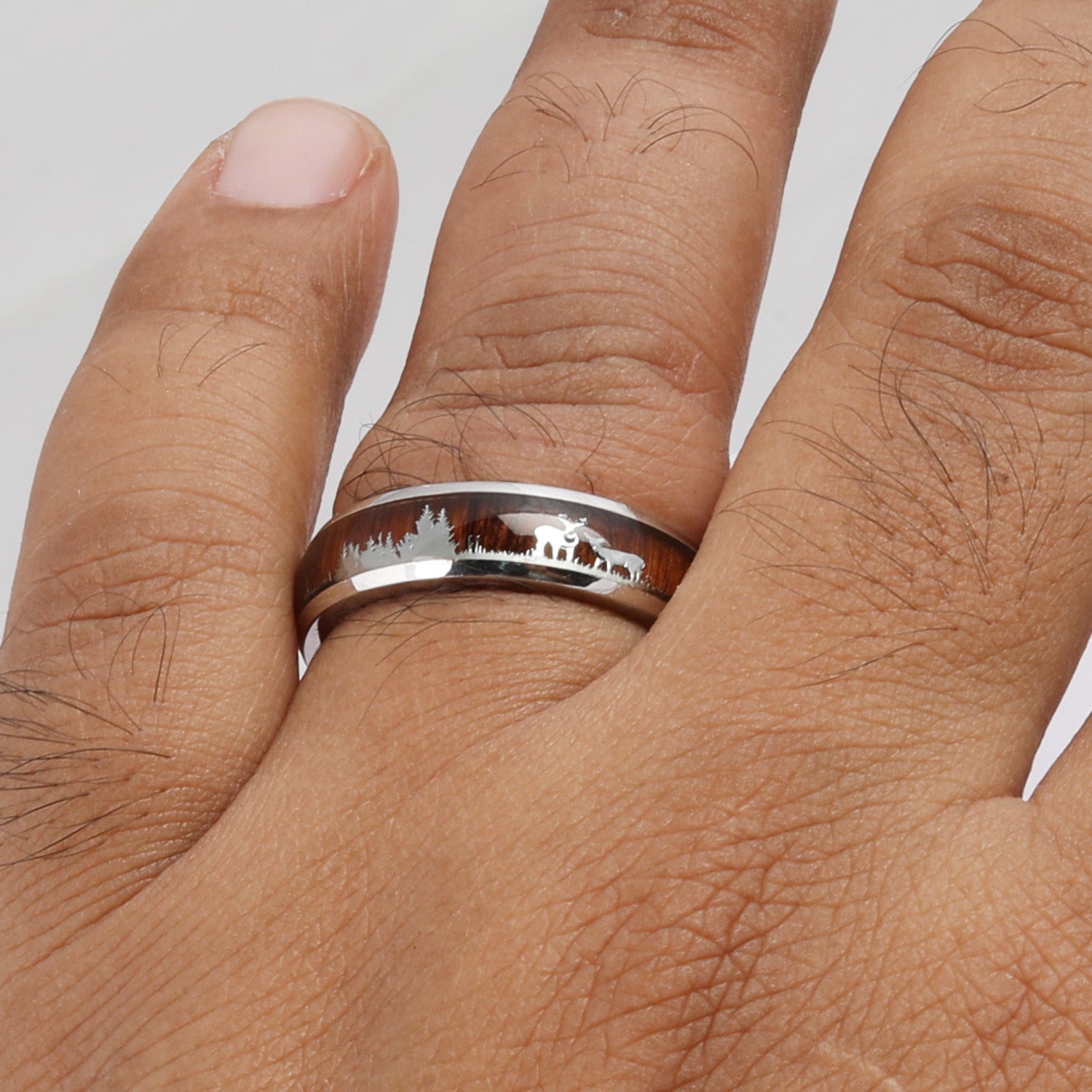 Blisse Allure 925 Sterling Silver Shine Band for Men