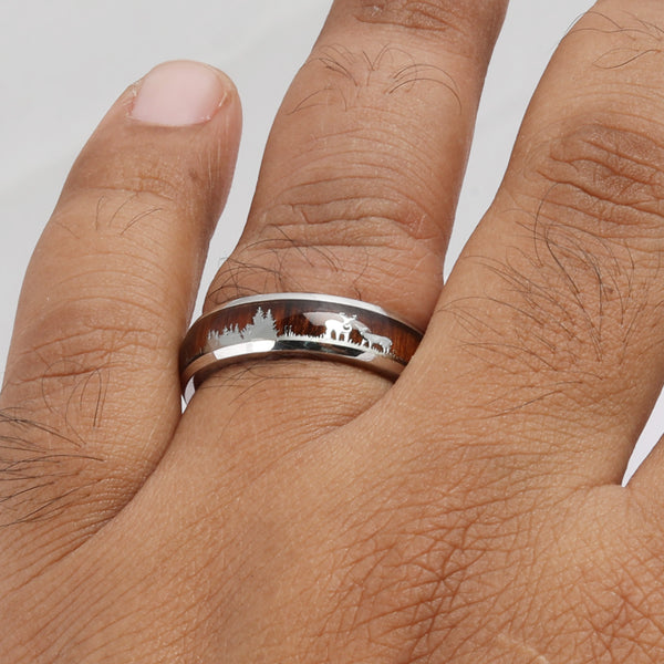 Blisse Allure 925 Sterling Silver Shine Band for Men
