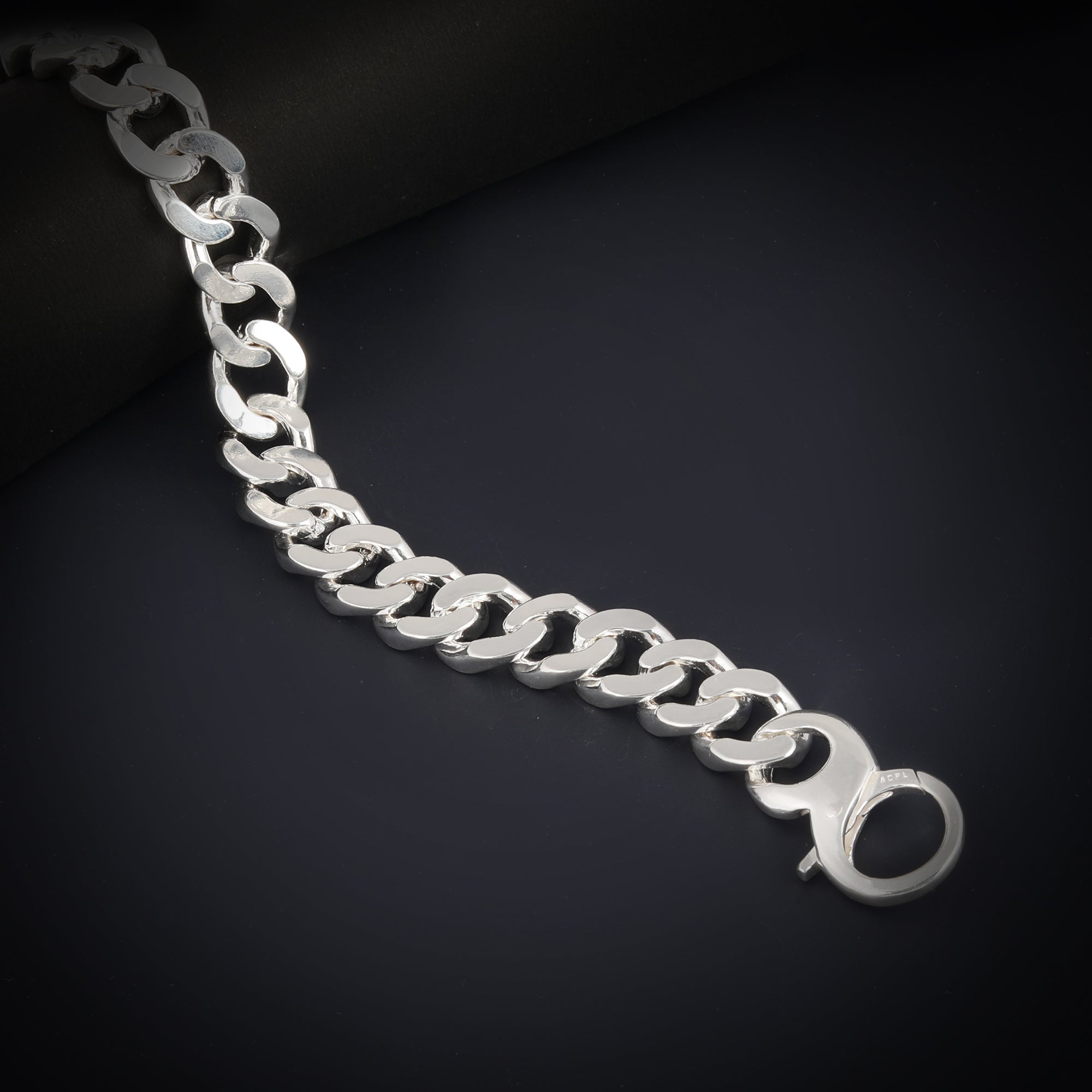 Blisse Allure 925 Heavy Casting Sterling Silver Men's Bracelet