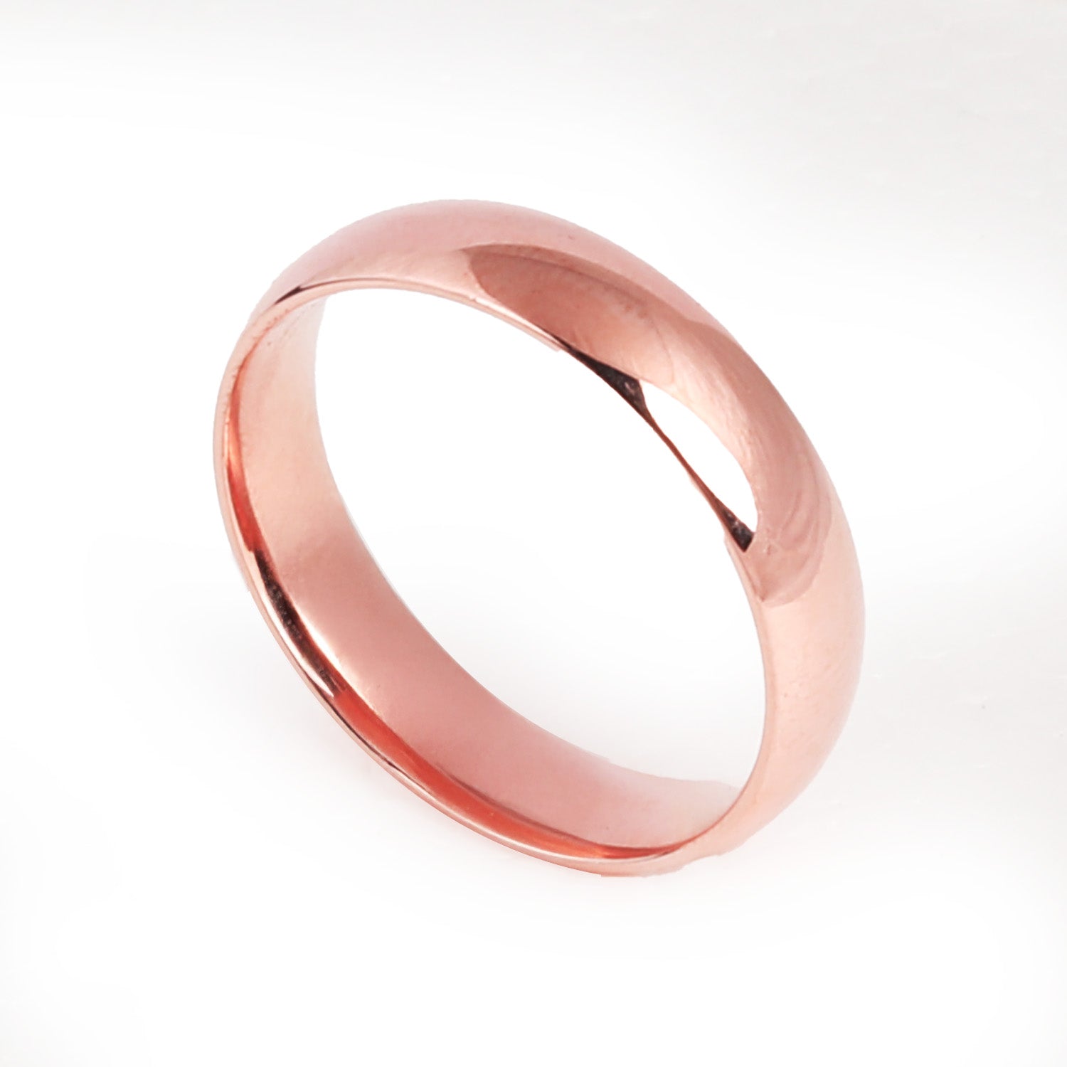 Blisse Allure 925 Sterling Silver Classic Band with Rose gold Finish For Men