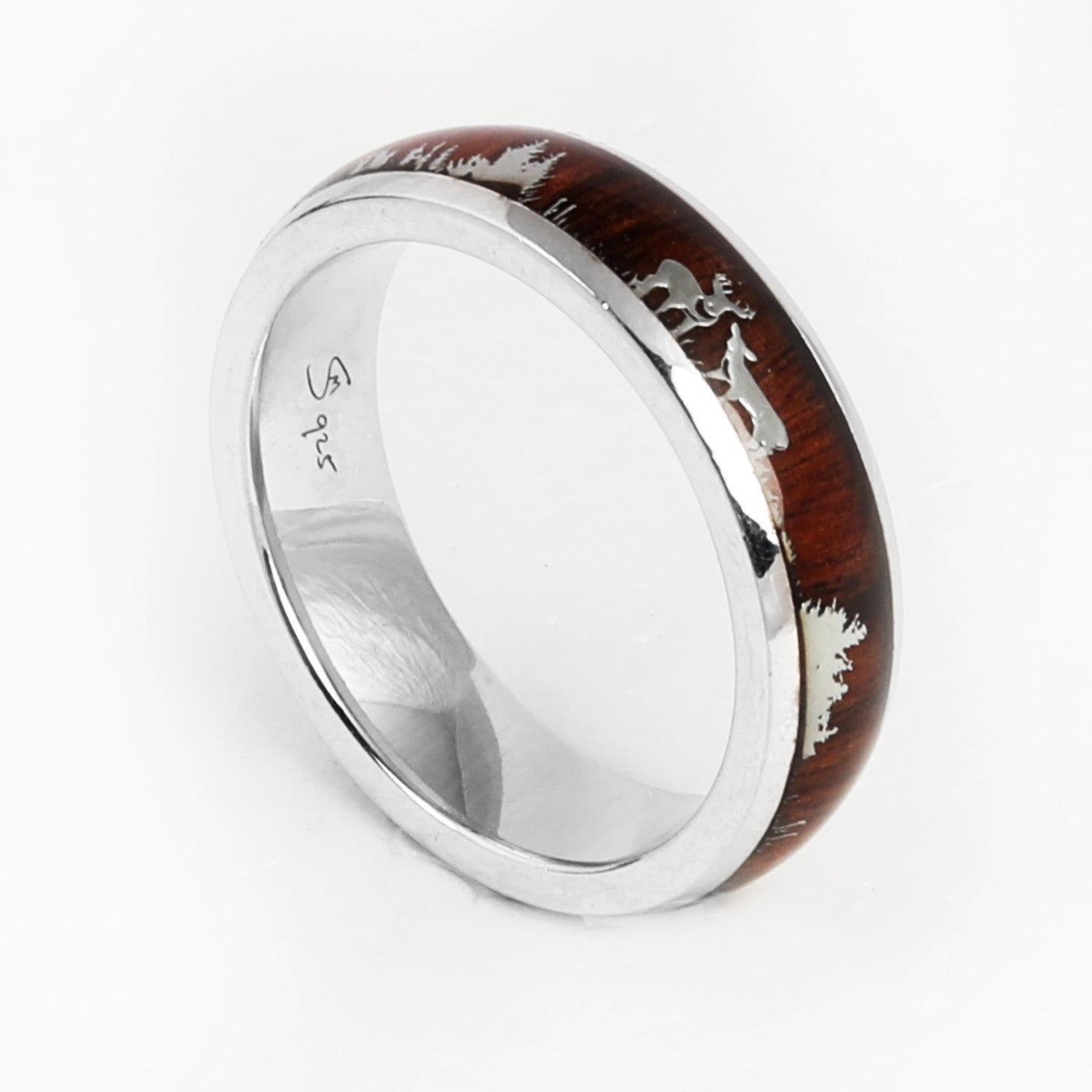 Blisse Allure 925 Sterling Silver Shine Band for Men