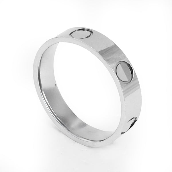 Blisse Allure 925 Sterling Silver Men's Band with Unique Round-Hole Design
