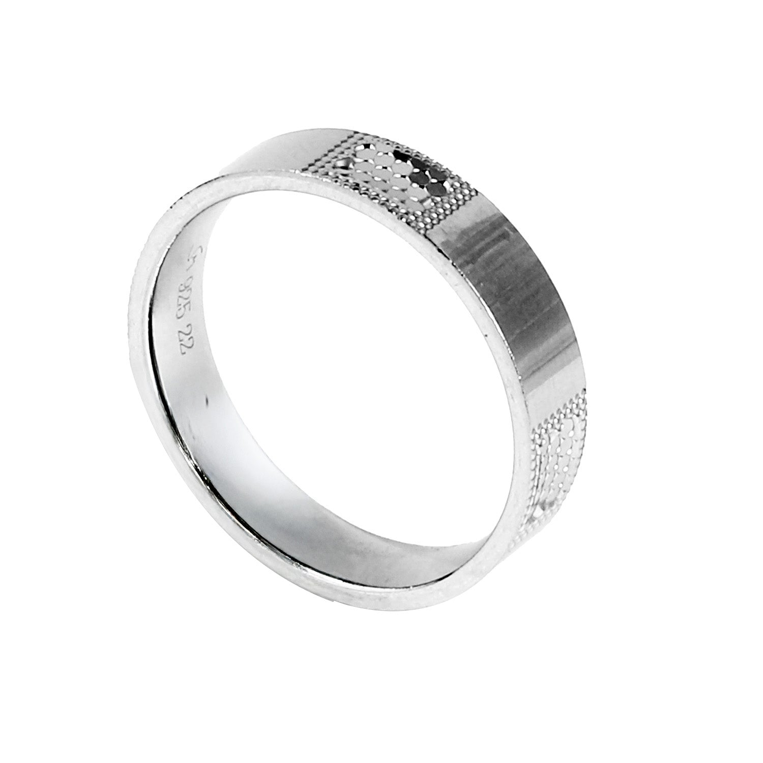 Blisse Allure 925 Sterling Silver Band for Men – Sleek and Durable