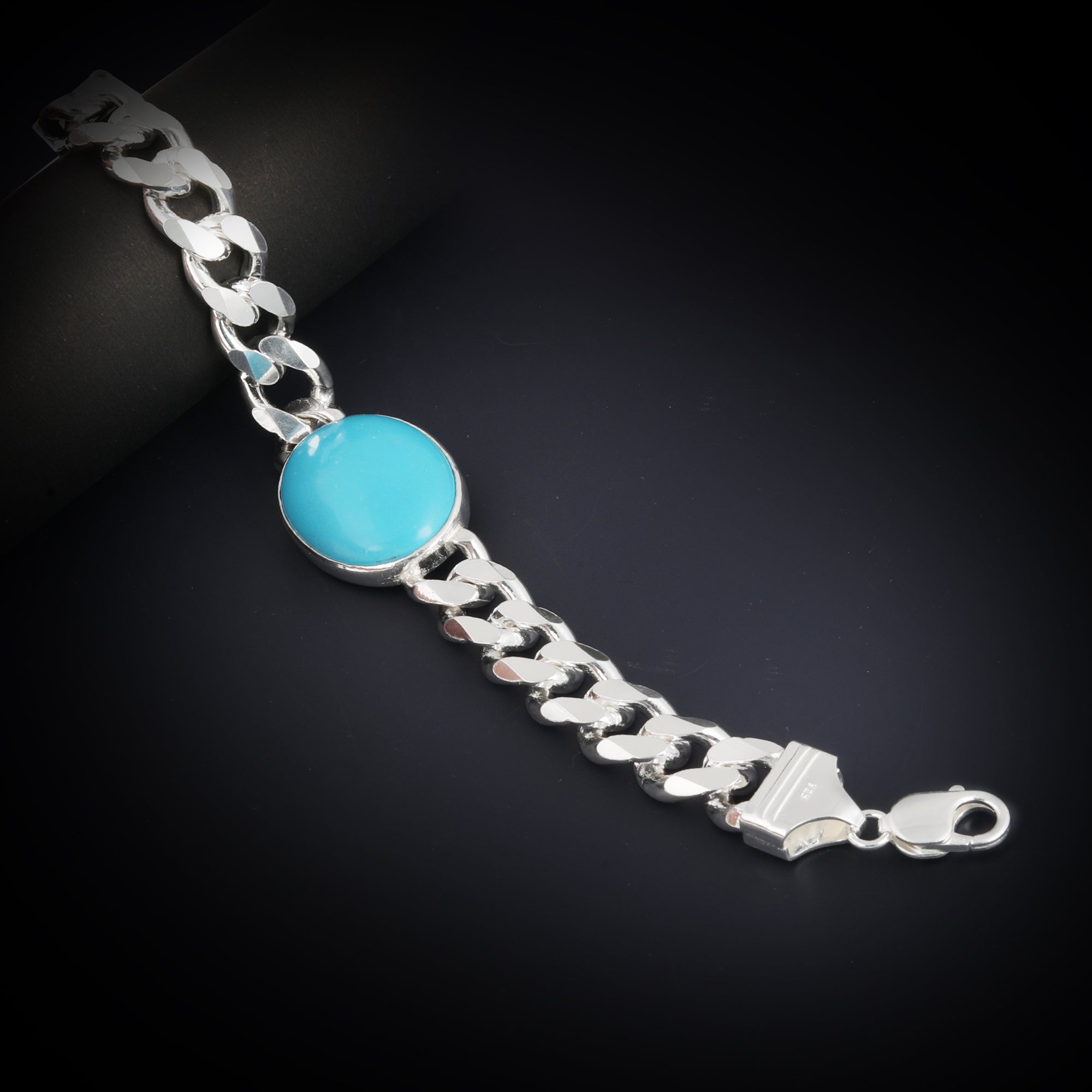Blisse Allure 925 Sterling Silver Salman Bracelet for Men