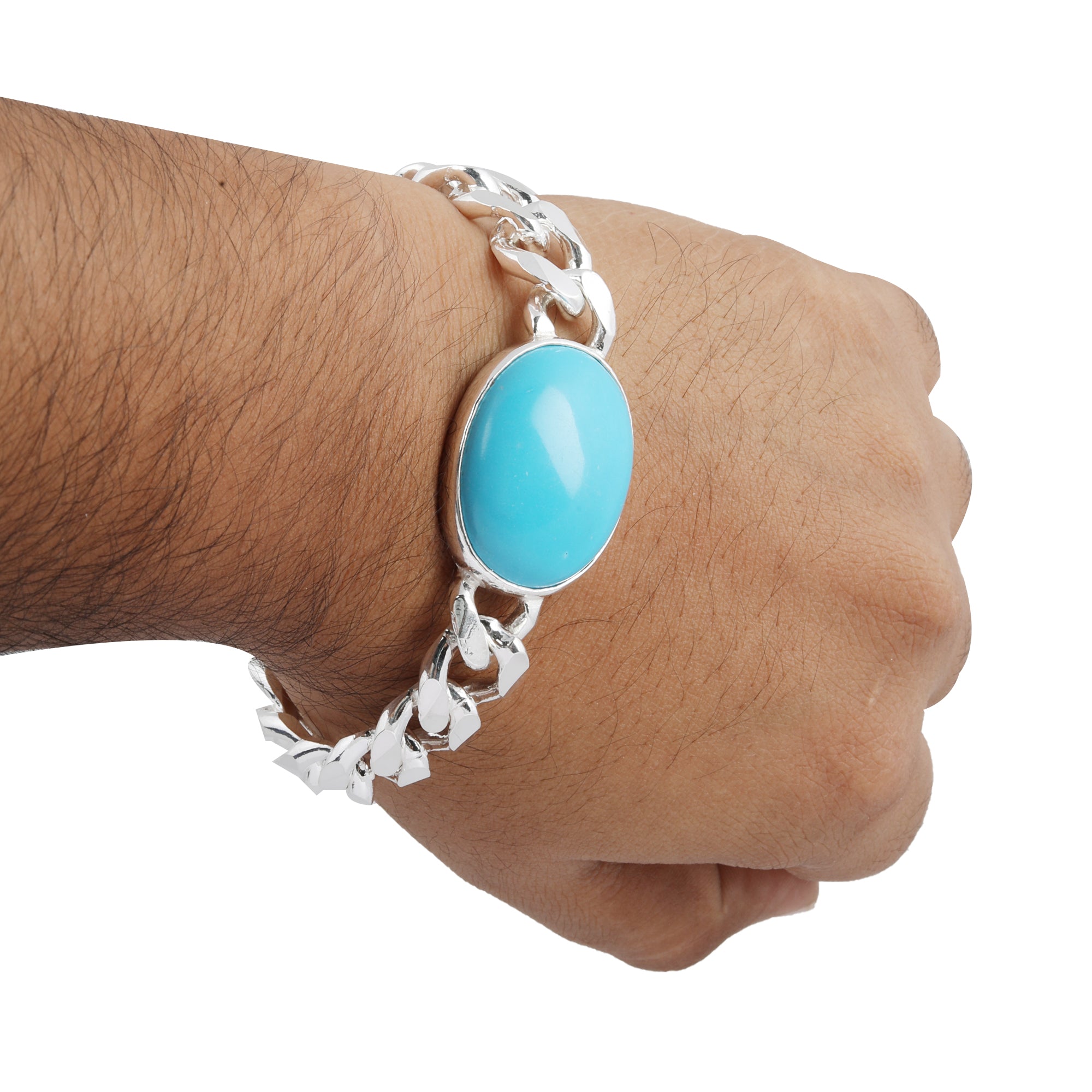 Blisse Allure 925 Sterling Silver Salman Bracelet for Men