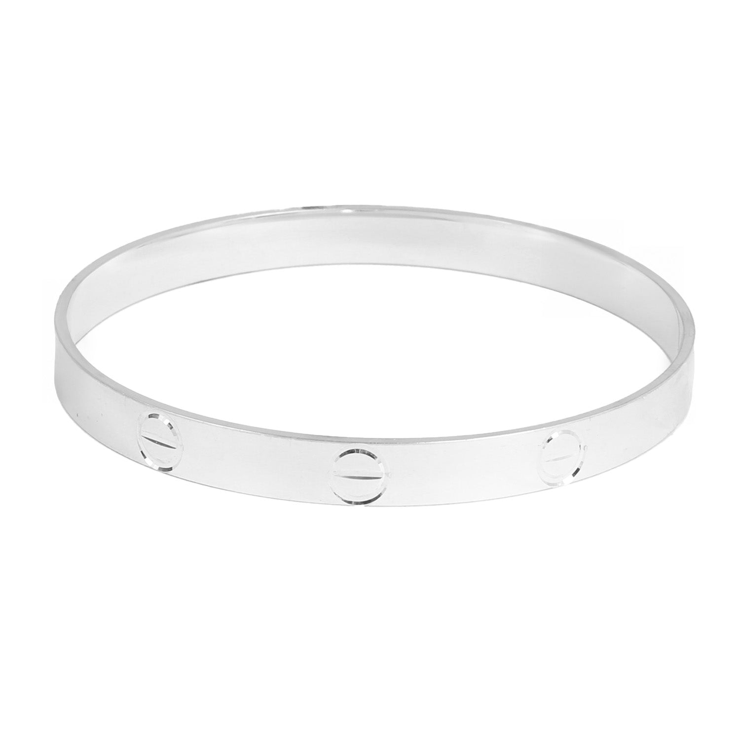 Blisse allure 925 Sterling silver Kada with cartier design For Men