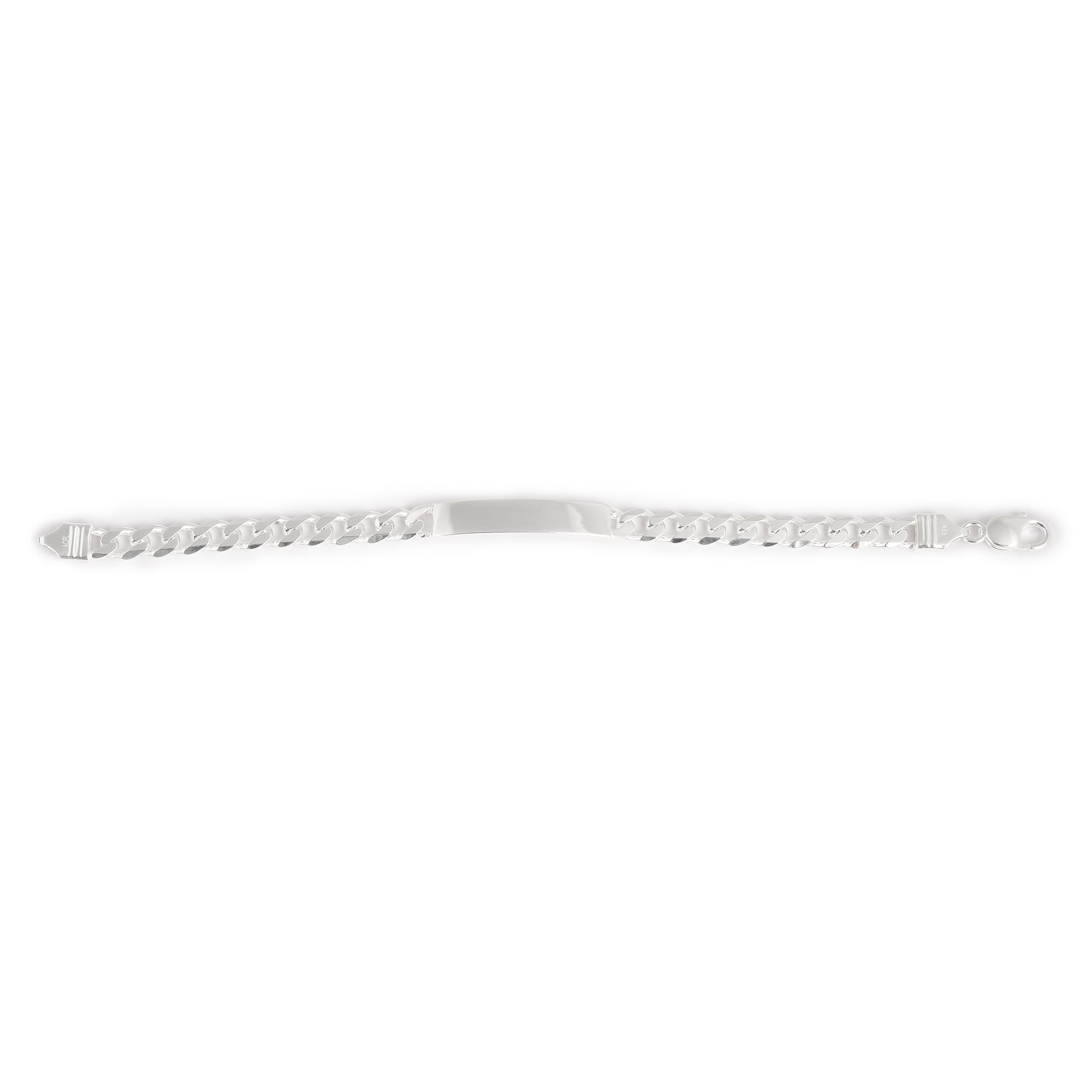 Blisse Allure 925 Classic Sterling Silver ID Bracelet for Men