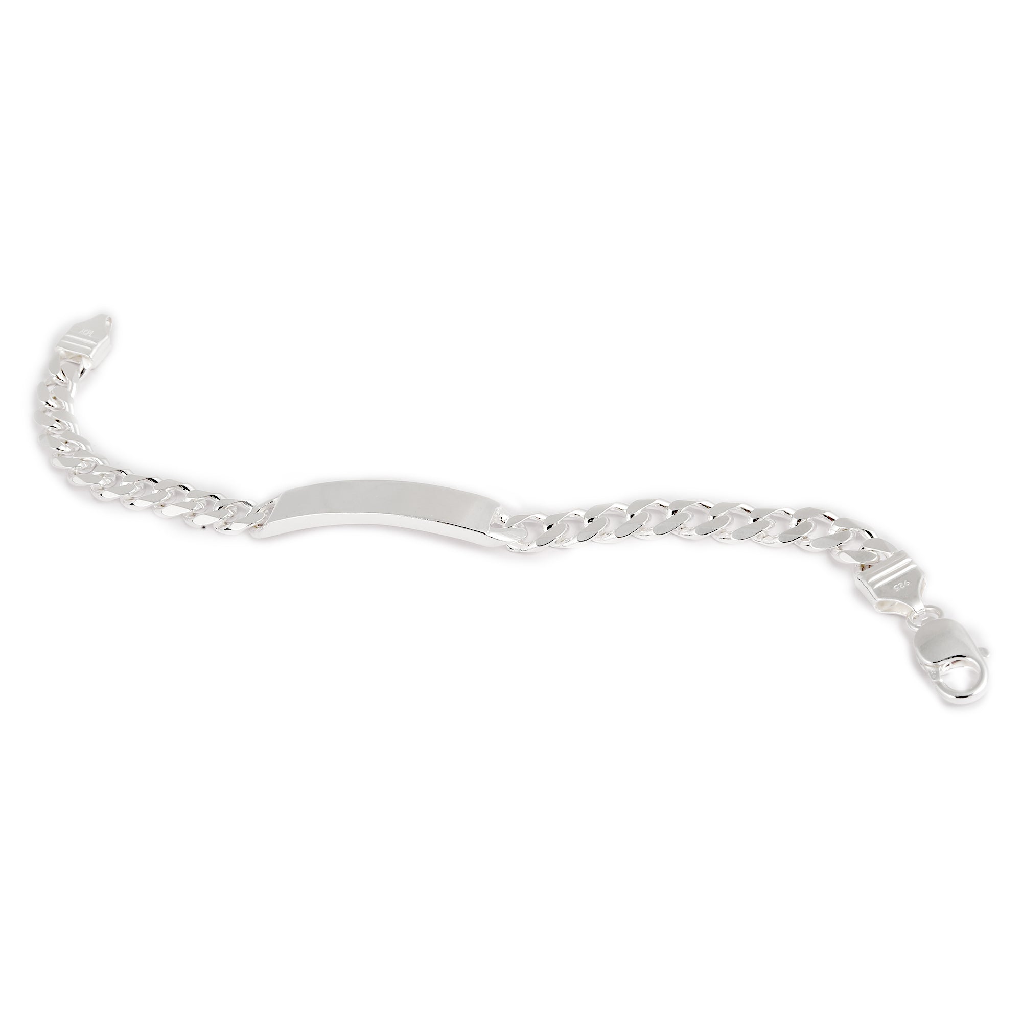 Blisse Allure 925 Classic Sterling Silver ID Bracelet for Men