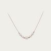 Pearl Necklace in Rose Gold finish