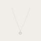 Blisse Allure Sterling Silver Doughnut pendant with silver chain
