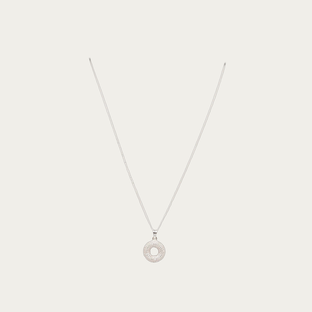 Blisse Allure Sterling Silver Doughnut pendant with silver chain