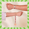 Blisse Allure Sterling Silver Love you message Rakhi and Lumba