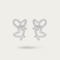 BlisseAllure – 925 Sterling Silver  Script Stud Earrings