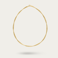 Blisse Allure – 925 Sterling Silver Golden Flow Chain Necklace