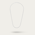 Blisse Allure – 925 Sterling Silver Hollow Textured Chain Necklace