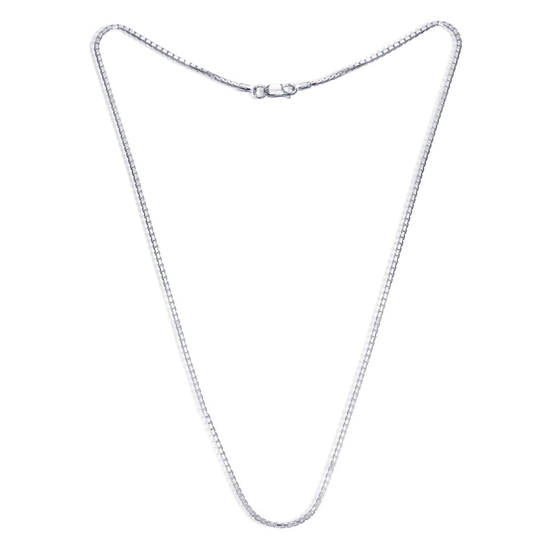 Blisse Allure 925 Sterling Silver Box Chain For Men and Women