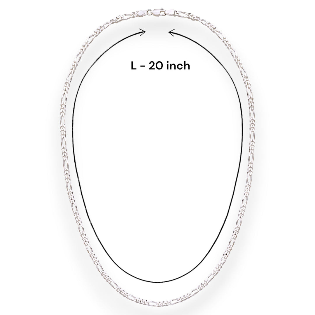 Blisse Allure 925 Sterling Silver Unisex Chain With Interlinks