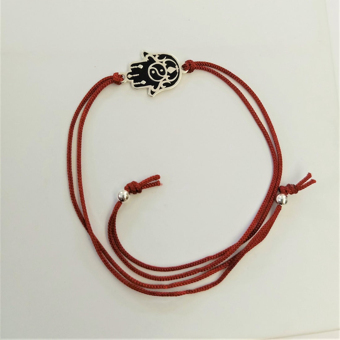 Blisse Allure Sterling Silver Hamsa Hand Rakhi for Brother