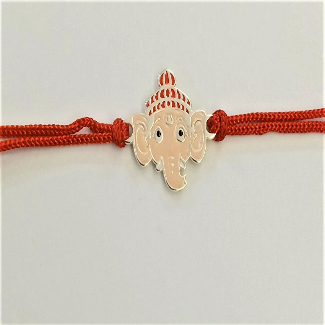 Blisse Allure Sterling Silver Ganesh Rakhi For Brother
